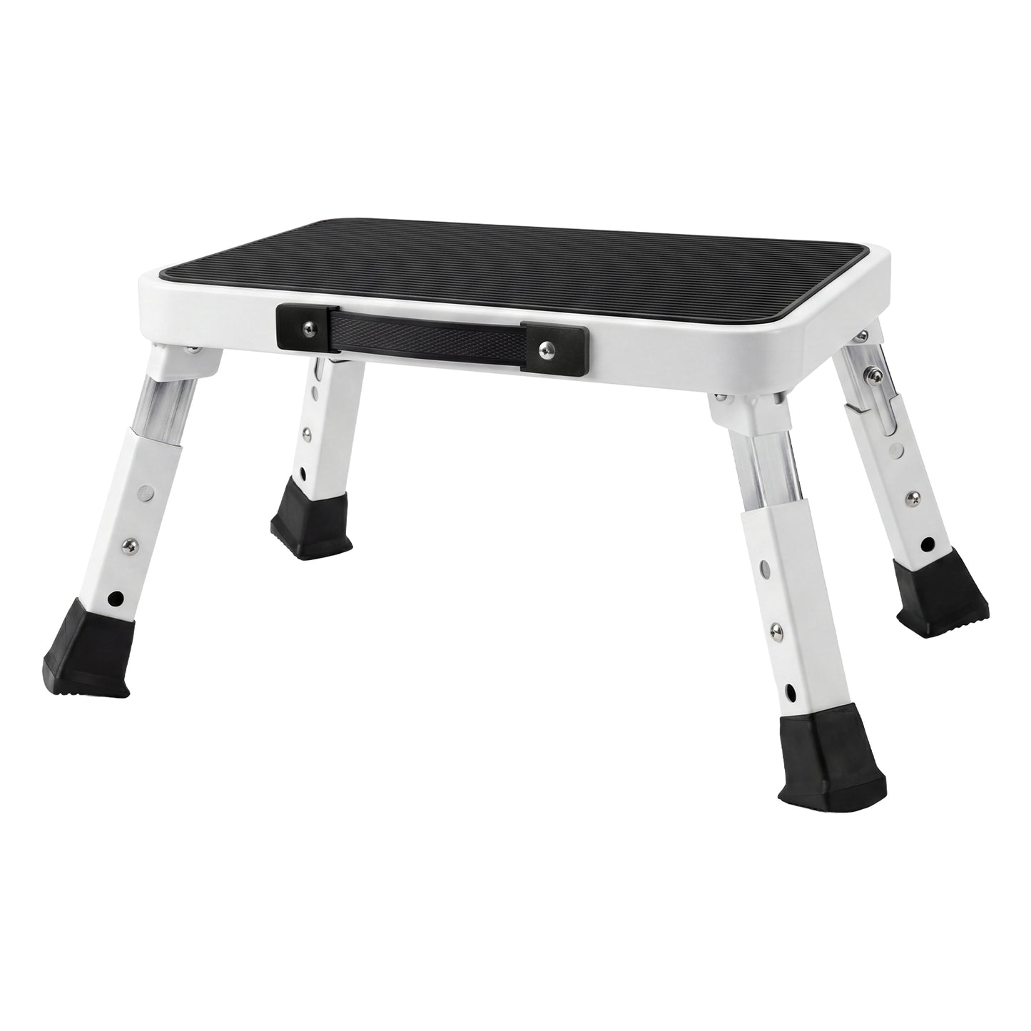 Levede Folding Step Stool Adjustable Non Slip Portable Foot Stool