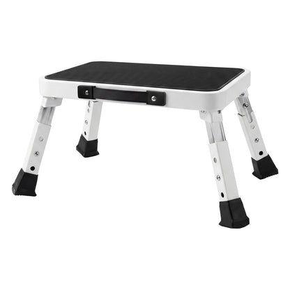 Levede Folding Step Stool Adjustable Non Slip Portable Foot Stool