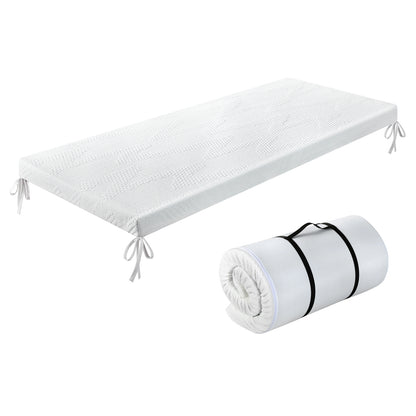 Lavio Camping Mattress Topper Gel Memory Foam Car Mattress Roll Floor Bed Mat