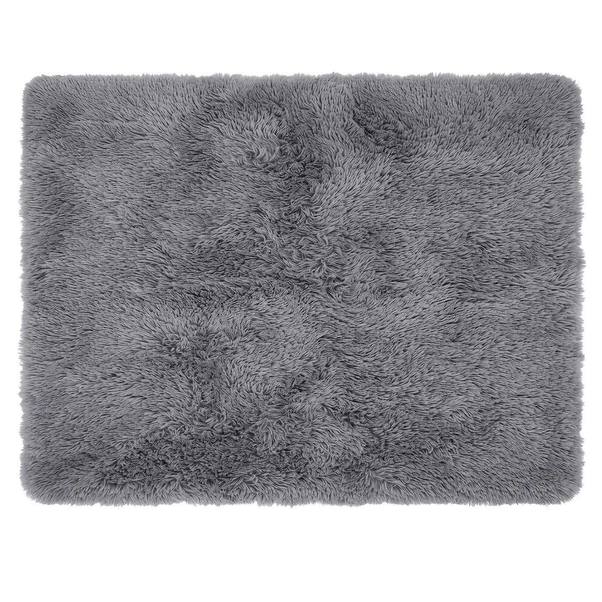 Marlow Rug Fluffy Soft Pile Carpet Non Slip Anti Shedding for Living Room Grey