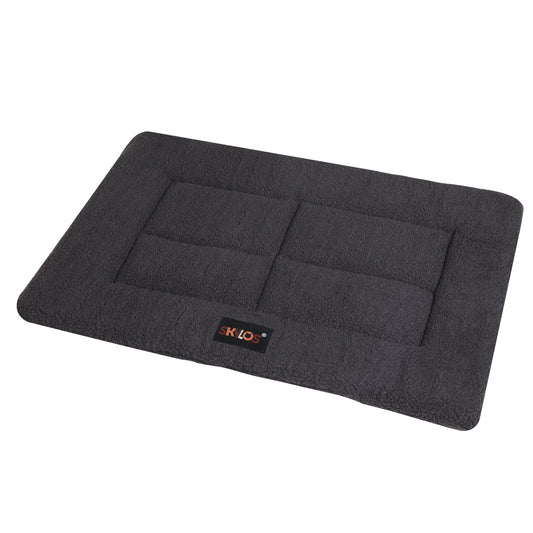 SKYLOS Dog Bed Mattress Soft Plush Cat Bed Non Slip Pet Crate Mat Small Large M