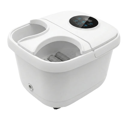 Spector Foot Spa Massager Bath Electric Heater Temperature Control Bubbles White