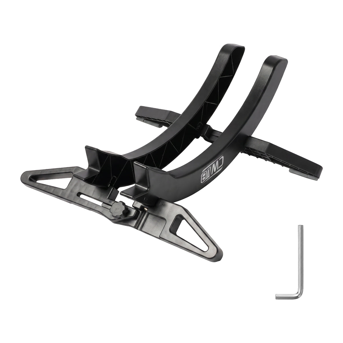 MONVELO Bike Stand Floor Rack Adjustable ABS For Mountain Bikes Garage Black