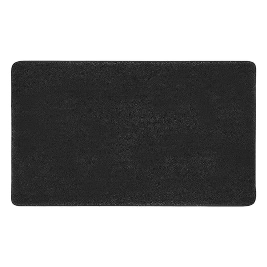 Marlow Non Slip Door Mat Indoor Entrance Rug Dirt Trapper Washable 60x90cm Black