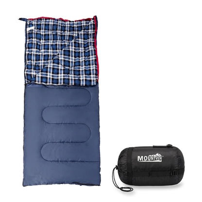 Mountview Camping Sleeping Bag Single Waterproof Warm Soft Adult Hiking 3 Season