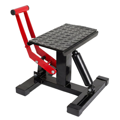 Monvelo Hydraulic Motorcycle Lift Stand Dirt Bike Repair Jack Adjustable Height