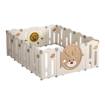 Dekko Kids Playpen Baby Safety Gate Toddler Play Game Toy Foldable Panels