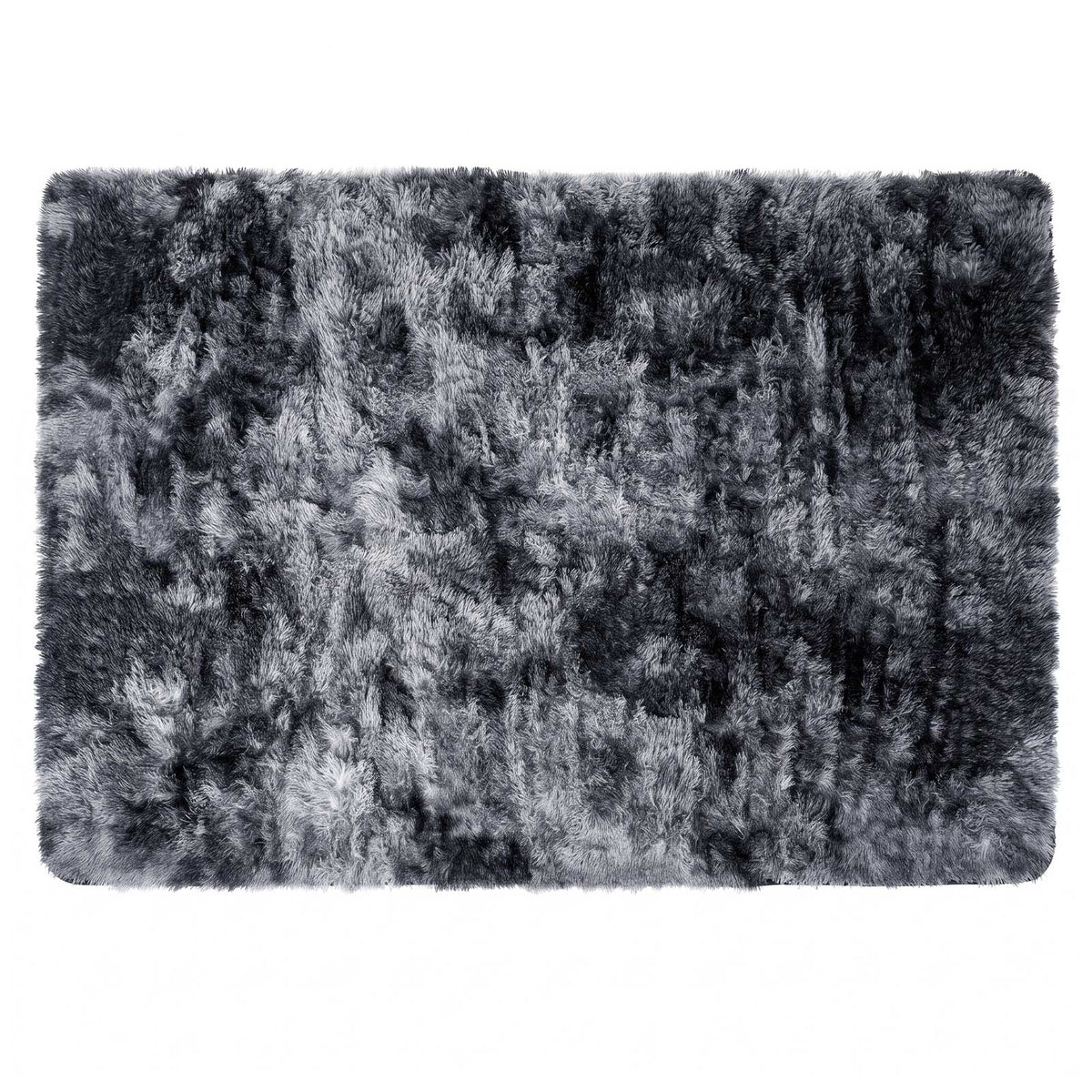 Marlow Rug Fluffy Plush Shaggy Soft Carpet Anti Shedding for Living Room Grey