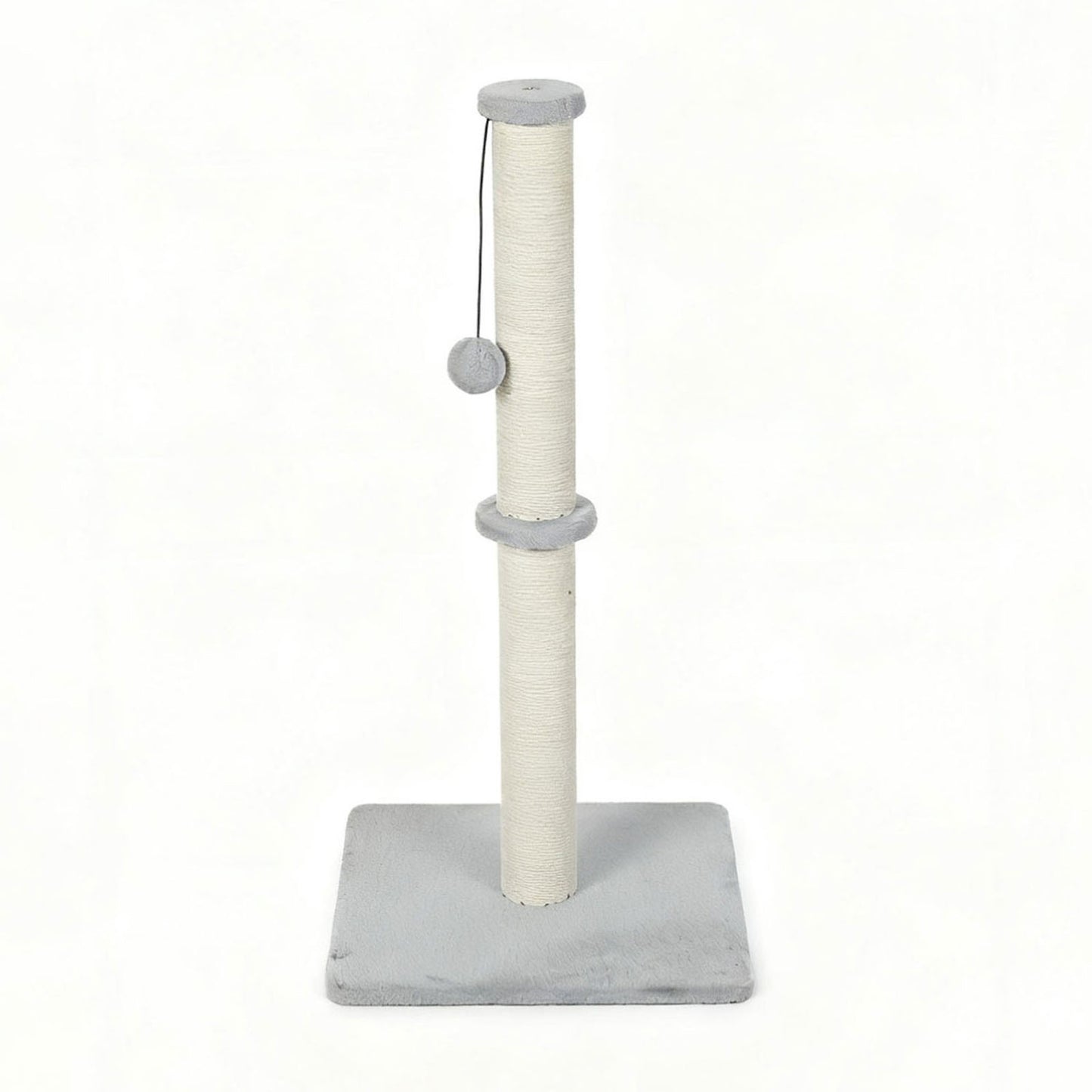 Skylos Tall Cat Scratching Post Natural Sisal Pole Heavey Duty Base with Ball