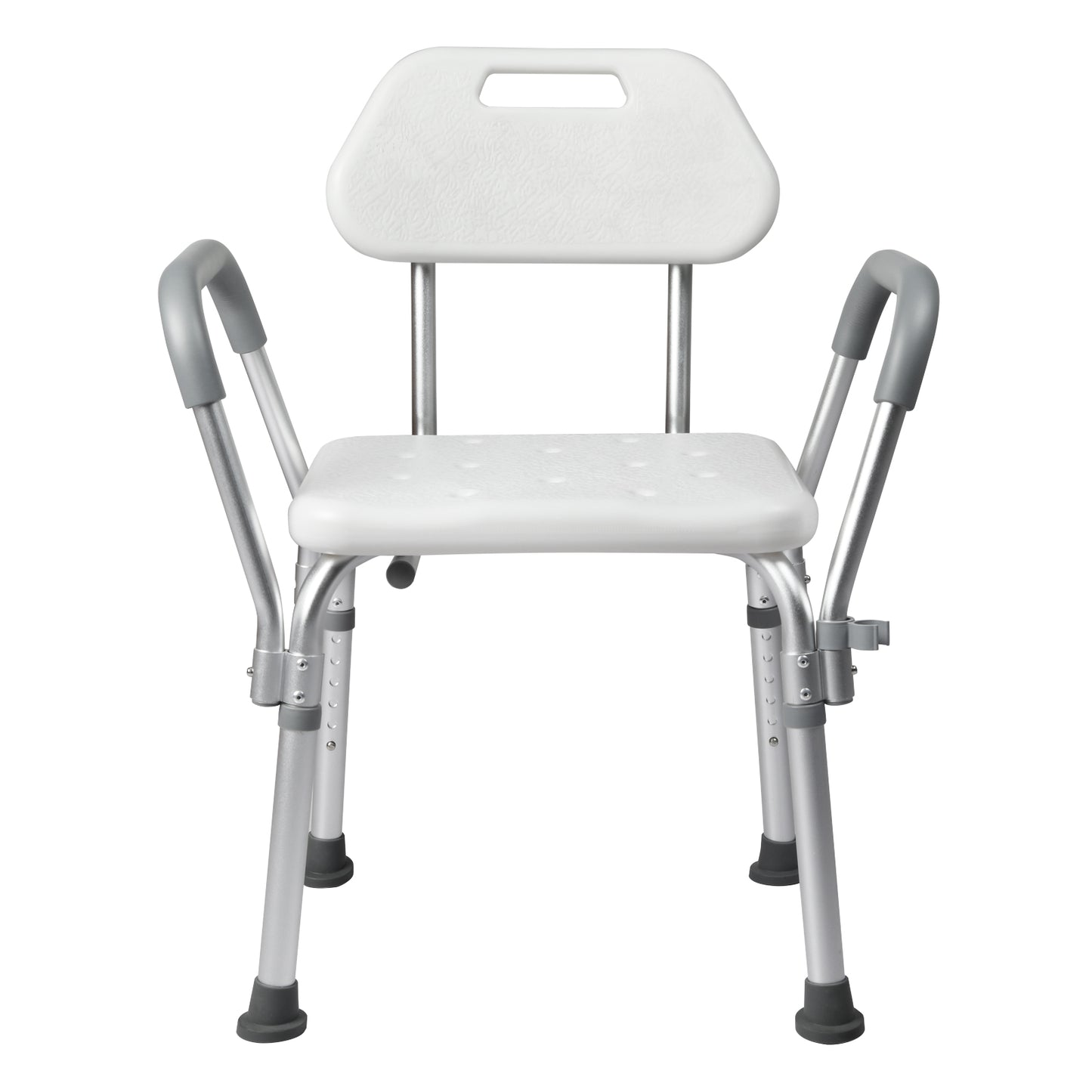 Levede Shower Chair Bath Stool Bench Seat for Elderly with Back Arm Adjustable