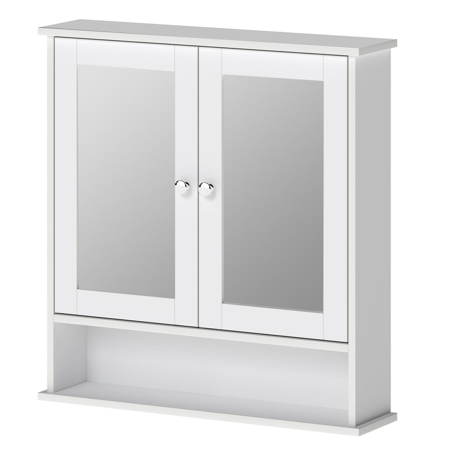 Levede Bathroom Mirror Cabinet Storage Toilet Cupboard Wall Mounted Shelves