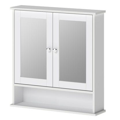 Levede Bathroom Mirror Cabinet Storage Toilet Cupboard Wall Mounted Shelves