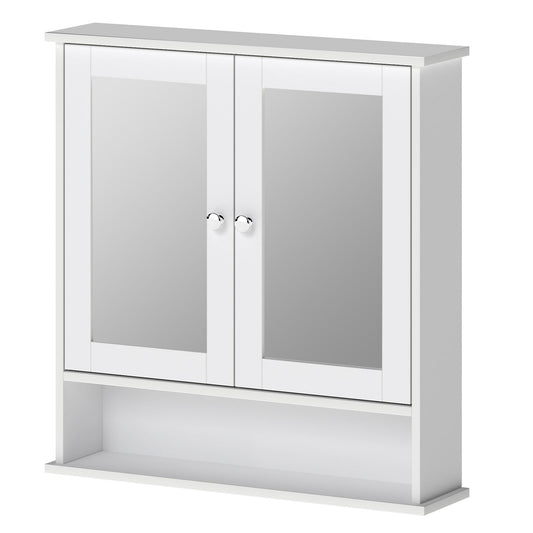 Levede Bathroom Mirror Cabinet Storage Toilet Cupboard Wall Mounted Shelves