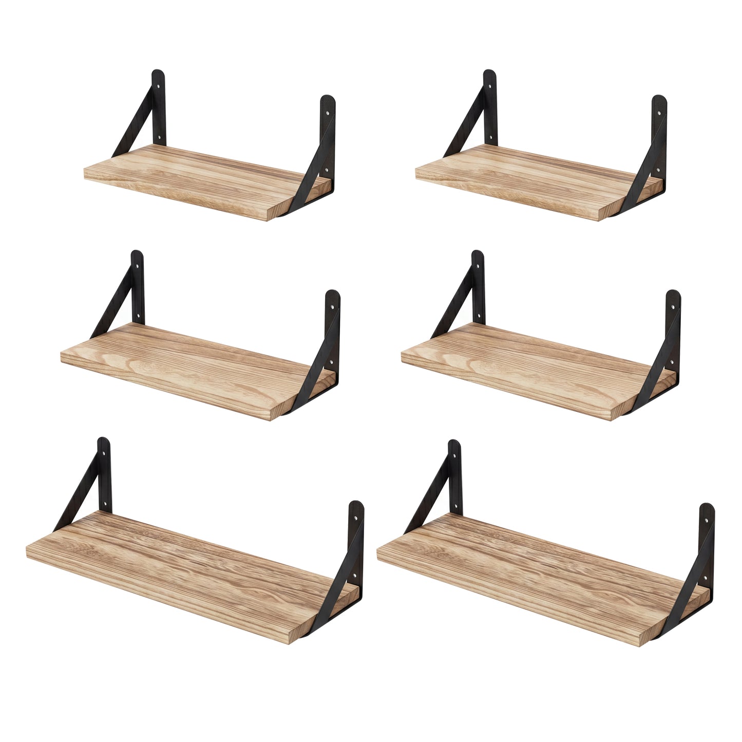 Levede Floating Shelves Wall Mounted Storage Collection Rustic Home Decor Shelf