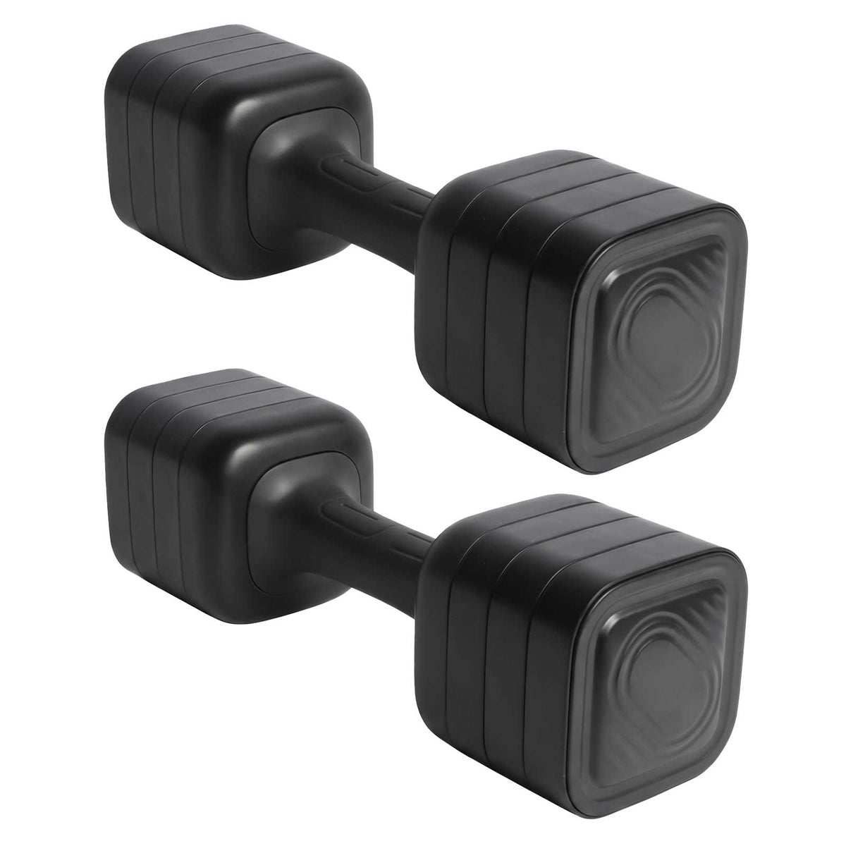 Centra Adjustable Dumbbells Set 2-5Kg Quick Lock TPU Grip for Home Gym Black