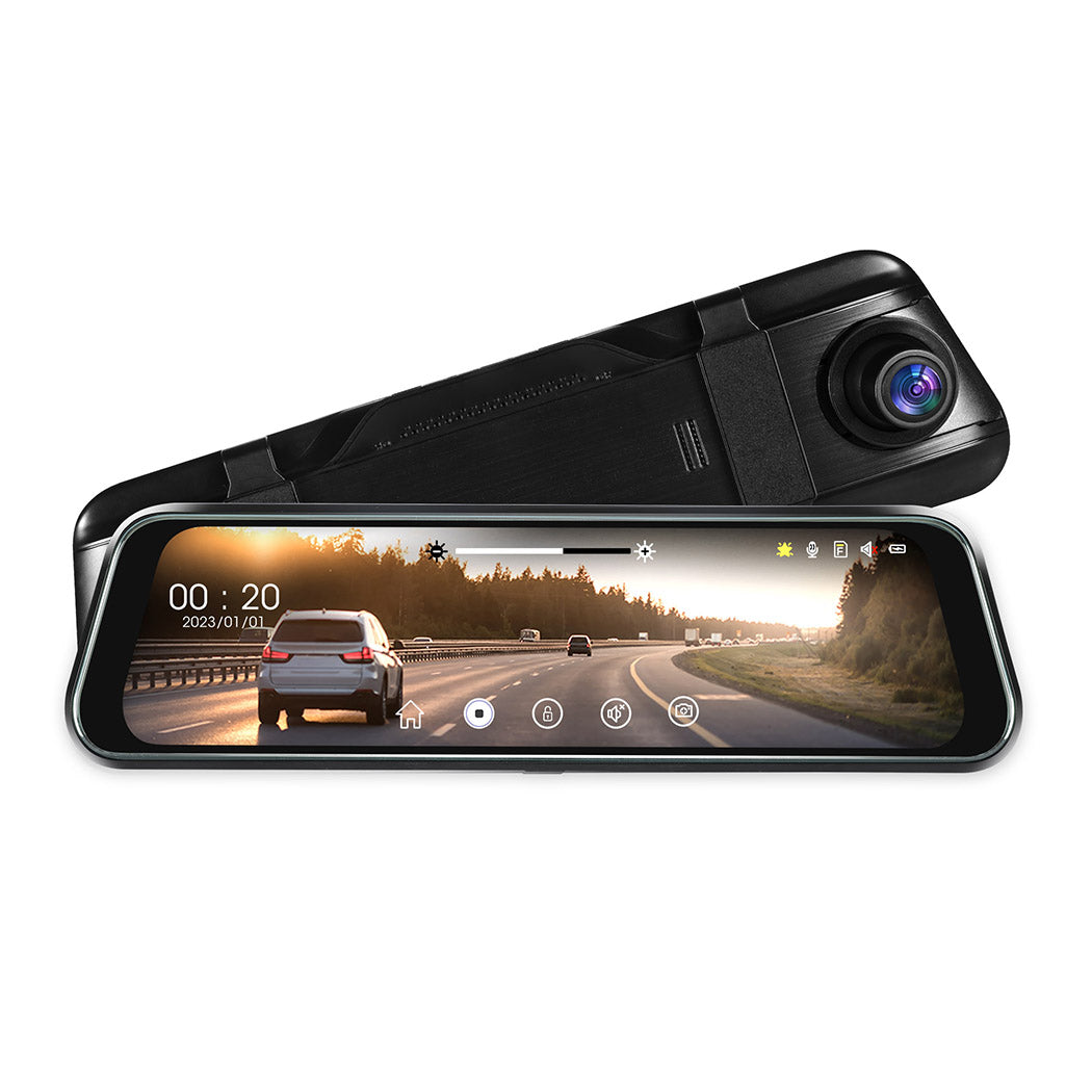 Monvelo Dash Cam Front and Rear 1080P Camera Car DVR Recorder Night Vision 10"