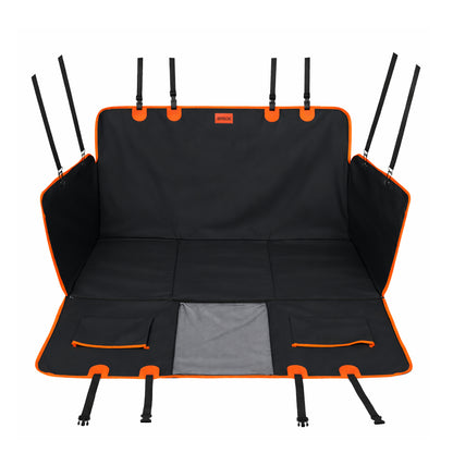 Skylos Dog Car Seat Cover Convertible Pet Back Seat Hammock Protector Waterproof