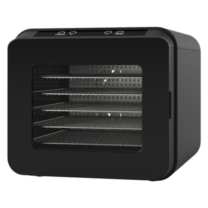 Spector Electric Food Dehydrator 6 Stainless Steel Trays Touch Control 72H Timer