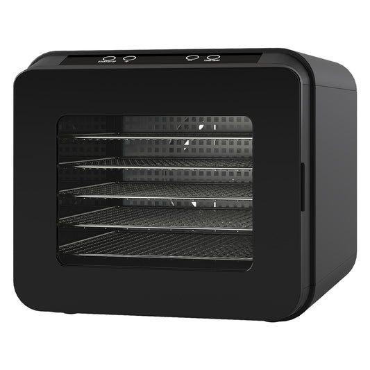 Spector Electric Food Dehydrator 6 Stainless Steel Trays Touch Control 72H Timer