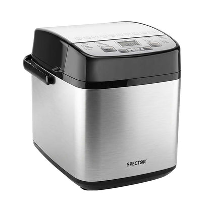 Spector Bread Maker 19 In 1 Compact Machine 15H Timer 1.5Lb for Home Baking