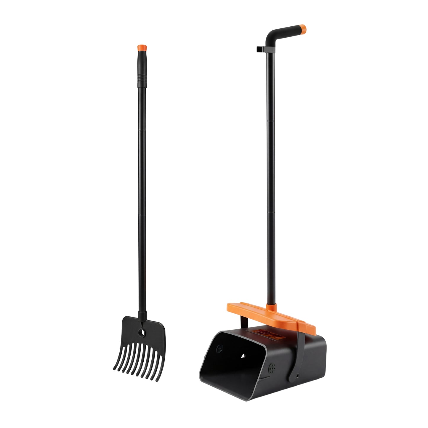 Skylos Pooper Scooper Pet Waste Collector 120cm Handle with Rake 35 Waste Bags