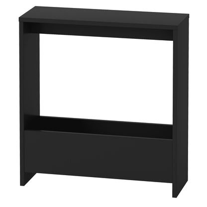 Levede Wood Side Table Narrow Sofa End Table for Living Room Storage Furniture