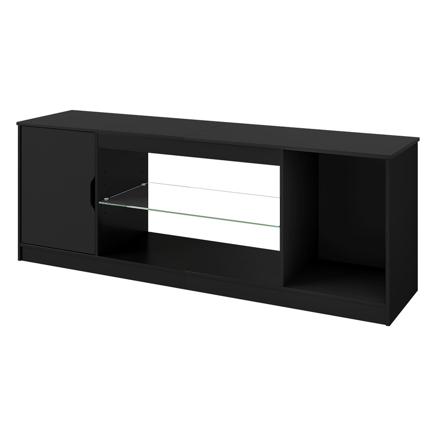Levede TV Cabinet  with LED Lights Entertainment Unit Cupboard Storage 145cm MFC