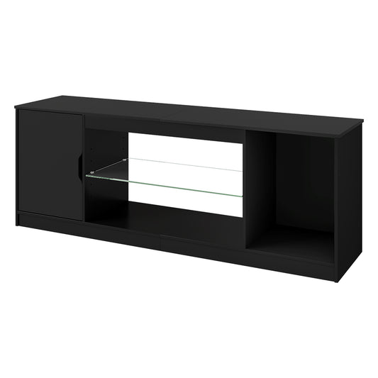 Levede TV Cabinet  with LED Lights Entertainment Unit Cupboard Storage 145cm MFC