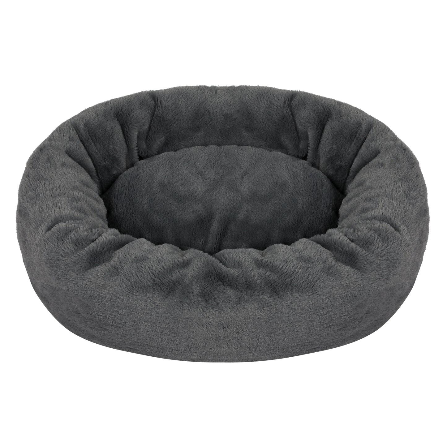 Skylos Dog Bed Small Donut Soft Plush Pet Cat Beds Calming Anti Anxiety Washable