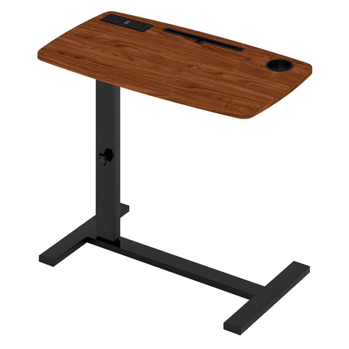 Standing Desk Height Adjustable Stand Folding Laptop Table Shelf Electric USB