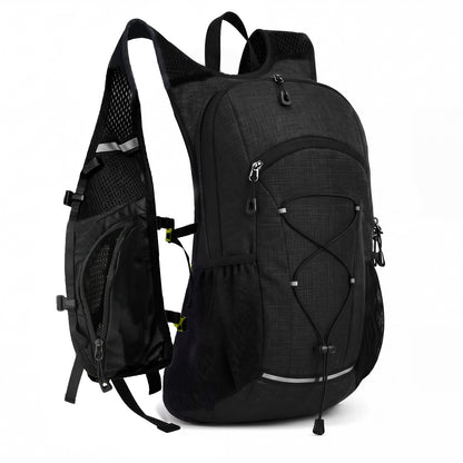 Swifto Hiking Backpack Foldable 20L Water Resistant Daypack For Camping Black