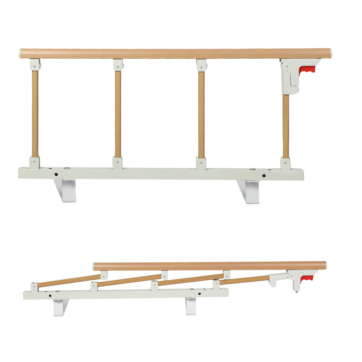Levede Mobility Bed Grab Rails Folding Guard Safety Elderly Adults Assist 180kg