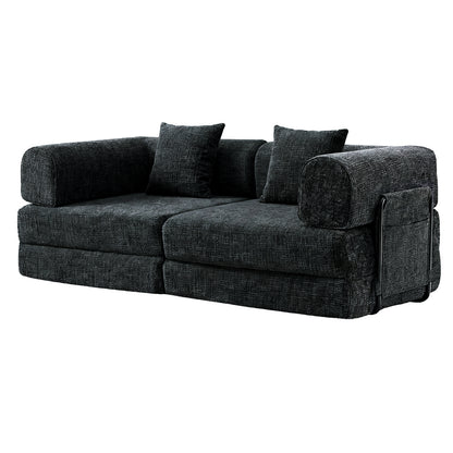 Levede Convertible Sofa Bed Sleeper 2 3 Seater Folding Floor Couch Small Space