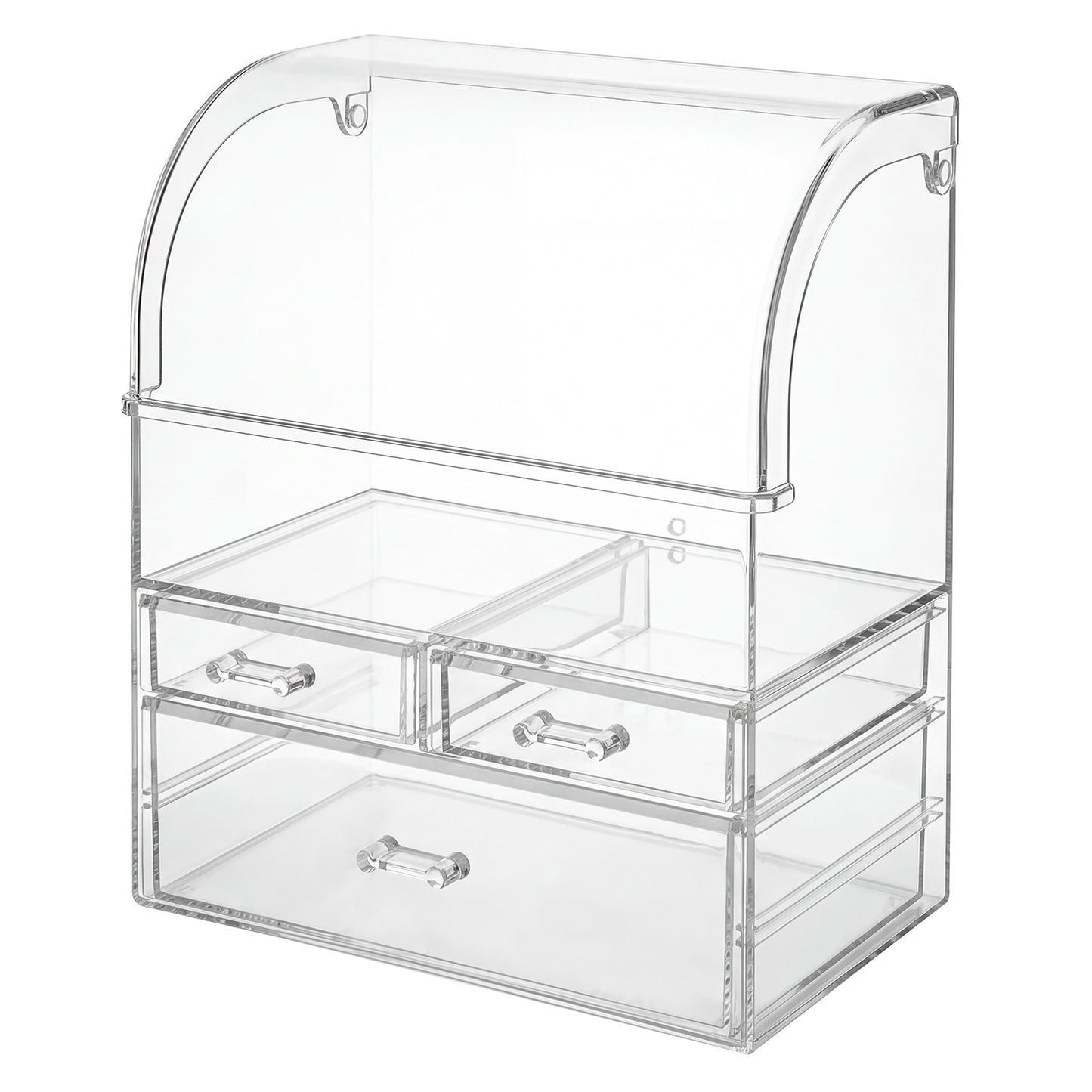 ilus Makeup Storage Organiser Acrylic Cosmetics Organizer Beauty Storage Box