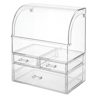 ilus Makeup Storage Organiser Acrylic Cosmetics Organizer Beauty Storage Box