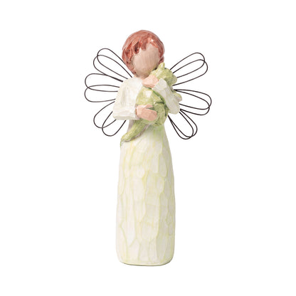 Levede Resin Angel Figurines Friendship Gift for Companionship Display White