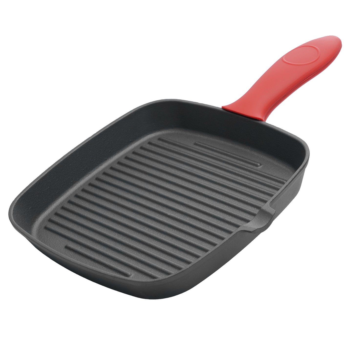 Toque Cast Iron Griddle Grill Pan Square Skillet BBQ Non‑Stick Frying Cookware