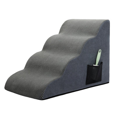 Skylos Pet Stairs Dog Ramp for Bed Sofa Small Dog 2/3/4 Step Non-Slip Washable