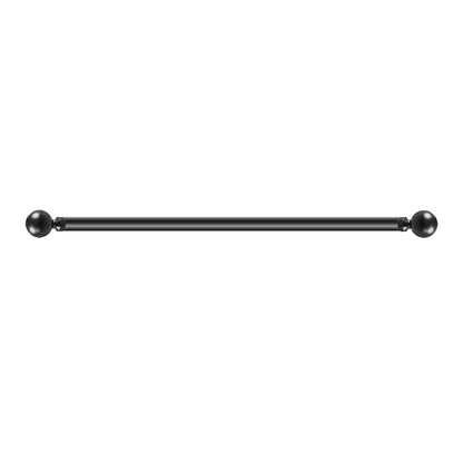 Marlow Steel Curtain Rod Quiet Rail Pole Set Extendable Adjustable Home Hotel