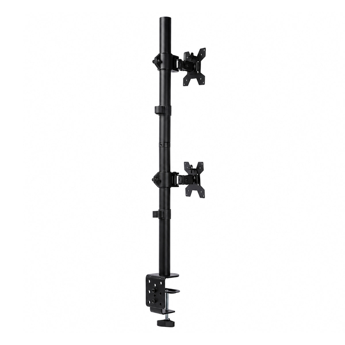 Levede Dual Monitor Arm Adjustable Desk Mount For 13-34 Inch Computer Black