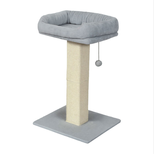 Skylos Cat Tree Activity Centre Scratching Post Kitten Climbing Tower Plush Bed