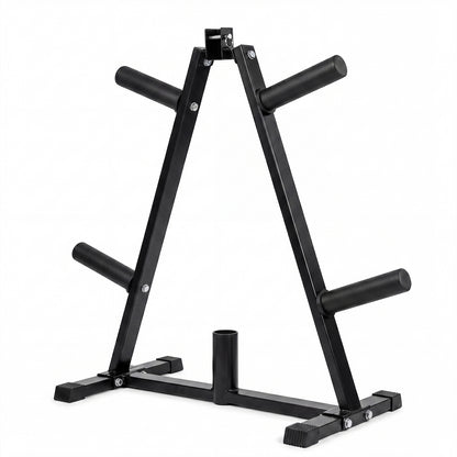 Centra Weight Plate Storage Rack Olympic Plate Holder Gym Weight Stand Tree