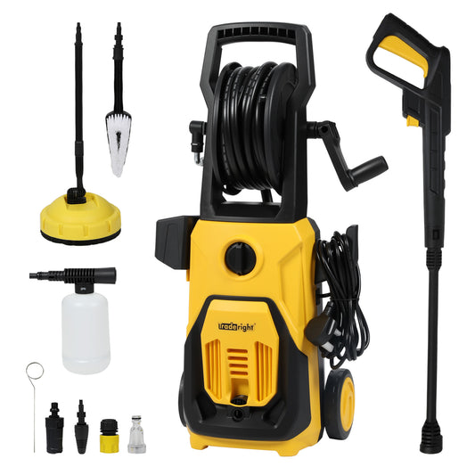 Traderight Electric Pressure Washer 3500PSI High Power Jet Car Cleaner Garden