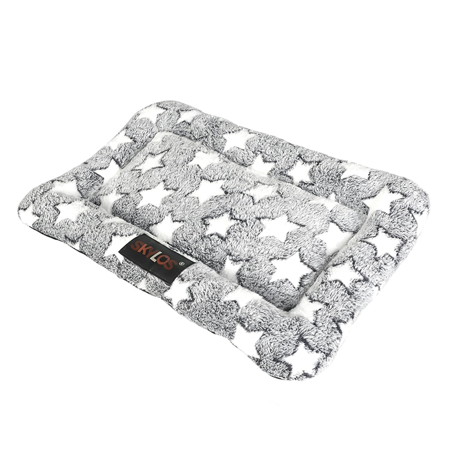 Skylos Dog Bed Arctic Fleece Soft Pet Cat Cushion Large Dog Puppy Crate Mat