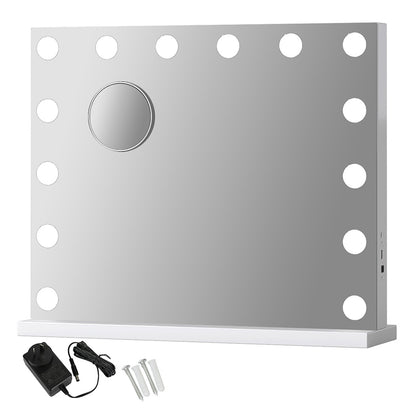Emitto LED Hollywood Makeup Mirror Vanity Light Mirror 14 Dimmable LED Bulbs