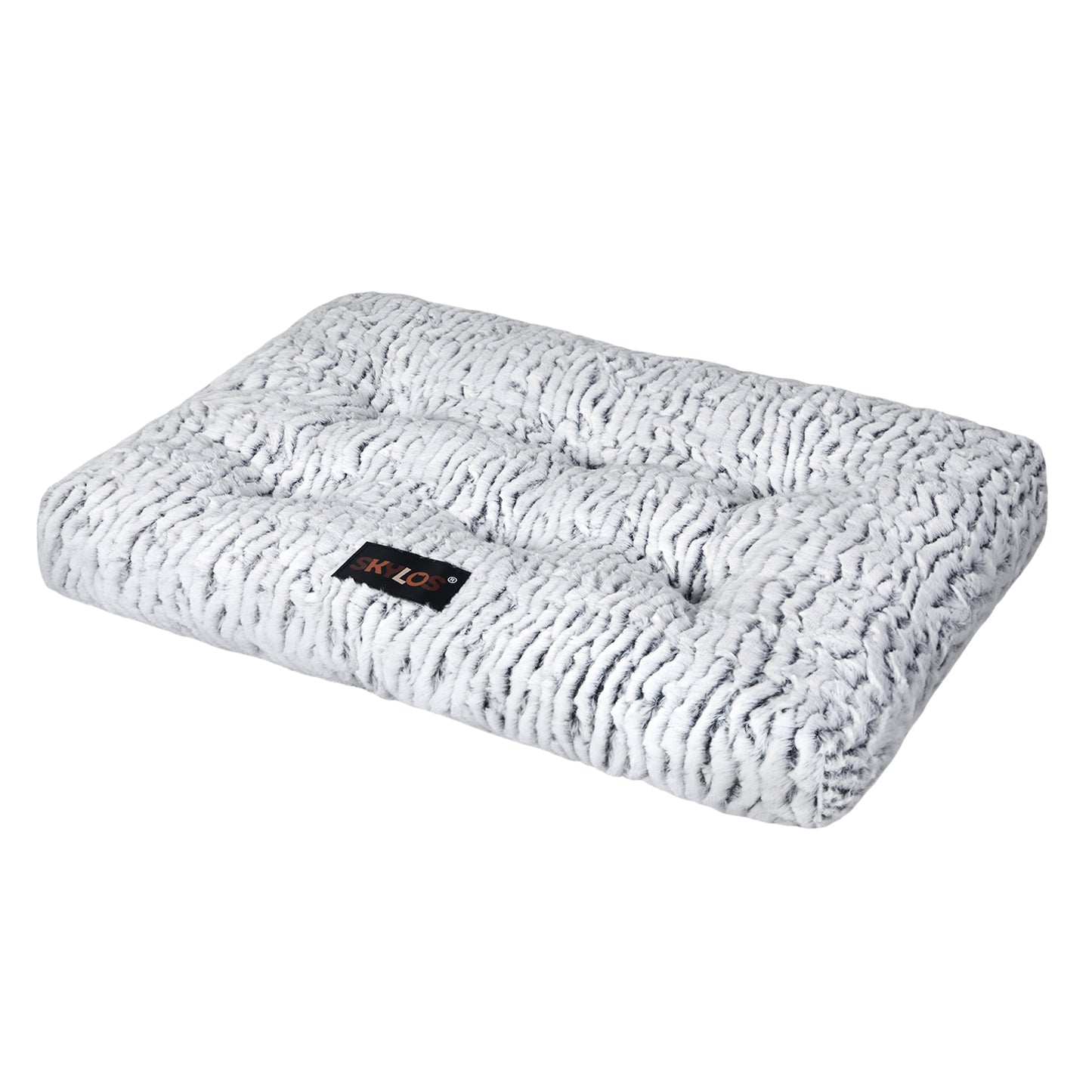 Skylos Pet Bed Luxury Dog Crate Cushion Mattress Plush Soft Bed Easy Maintain