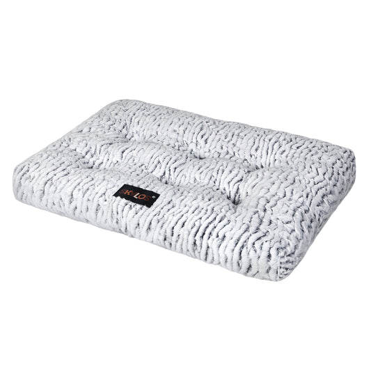 Skylos Pet Bed Luxury Dog Crate Cushion Mattress Plush Soft Bed Easy Maintain