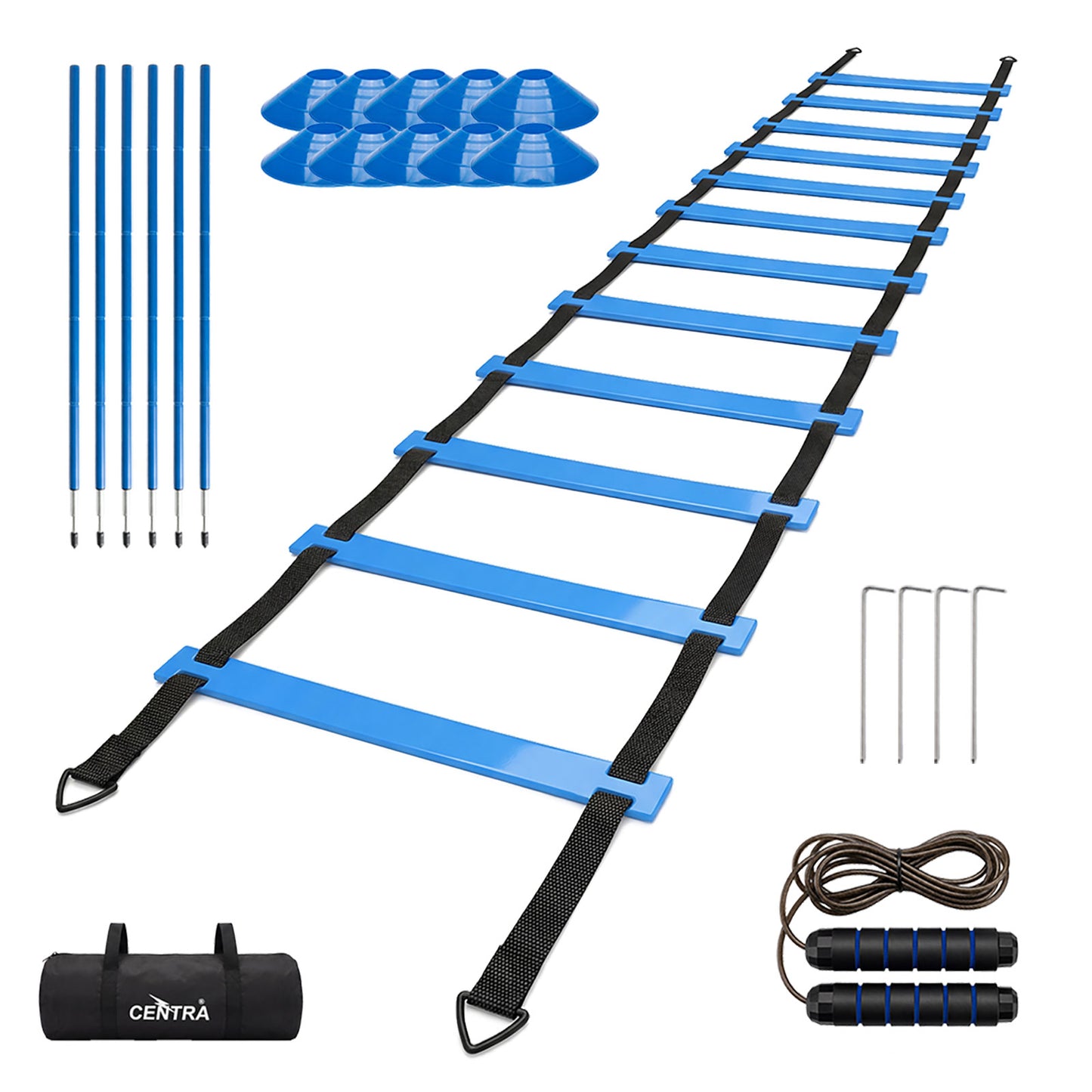 Centra Football Agility Training Poles Set Speed Soccer Training Equipment
