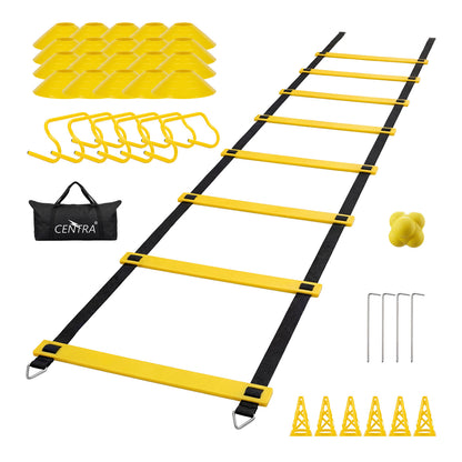 Centra  Football Training Equipment Pro Agility Kit Speed Ladder Cones Hurdle