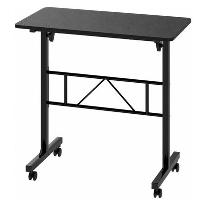 Levede Standing Desk Small Adjustable Height Folding Office 50kg Load Black